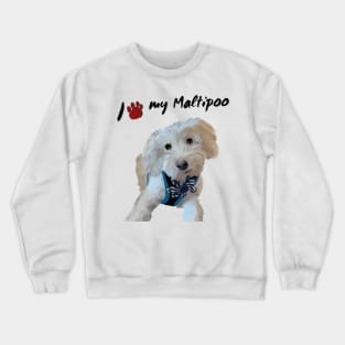 I love my maltipoo Crewneck Sweatshirt